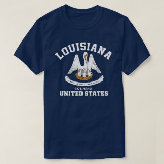Louisiana EUA Est. 1812 camisa patriótica da