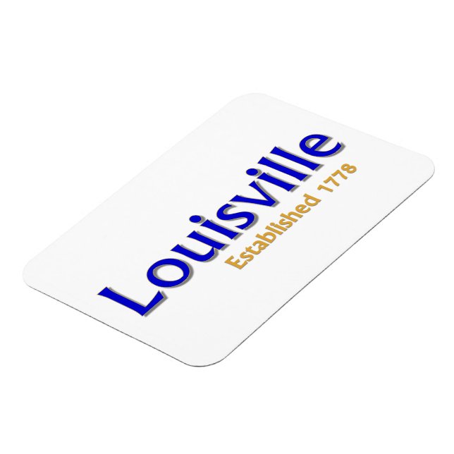 Louisville criou um ímã de fotos flexível de 3"x4" (Left Side)