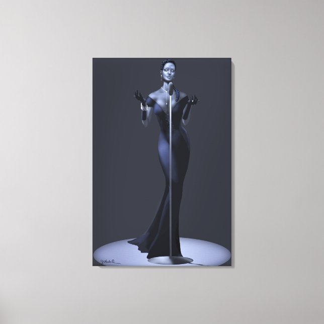 Lounge Singer Canvas e Posters (Frente)