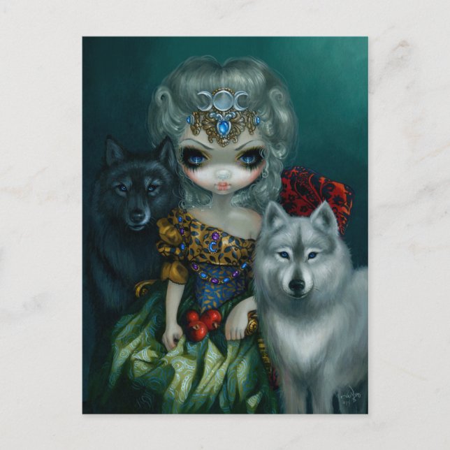 "Loup-Garou:  Cartão postal La Grande Prêtresse (Frente)