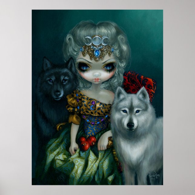 Loup-Garou La Grande Prêtresse ART IMPRESSÃO Wolf (Frente)