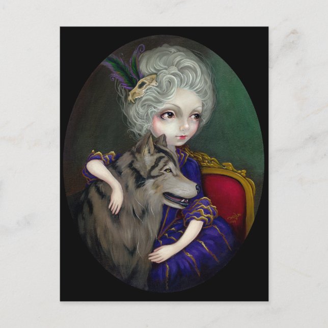 "Loup-Garou: Le Portrait" Cartão postal (Frente)