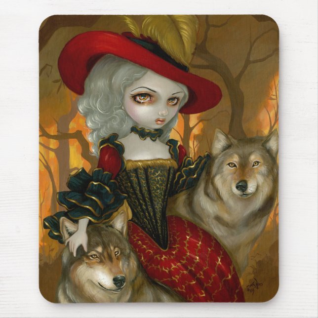 Loup-Garou: Rococo gótico Mousepad do lobo do (Frente)