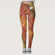Loura e quebrada - Leggings padrão - Logotipo bran