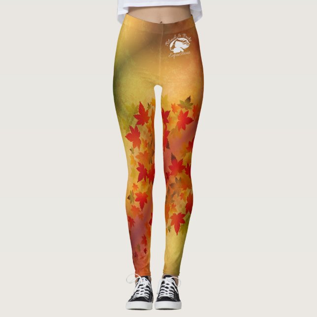 Loura e quebrada - Leggings padrão - Logotipo bran (Frente)