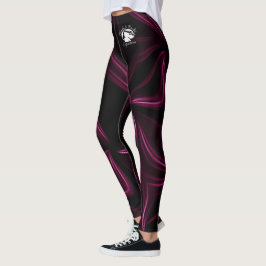 Loura e quebrada - Leggings padrão - Logotipo bran