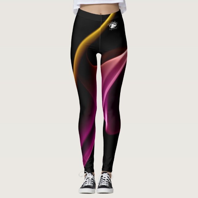 Loura e quebrada - Leggings padrão - Logotipo bran (Frente)