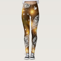 Loura e quebrada - Leggings padrão - Logotipo bran