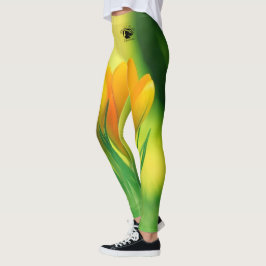 Loura e quebrada - Leggings padrão - Logotipo pret