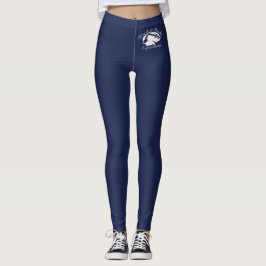 Loura e quebrada - Leggings sólidas - Logotipo bra
