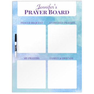 Lousa Conselho de oração do oceano azul