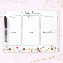 Lousa Horário de Verão de Flor Colorida