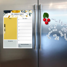 Placa de Apagamento Seco do Calendário da Família