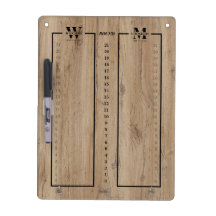 Placa de Pontuação de Cornhole com Textura de Made