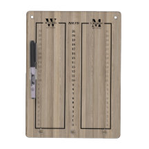 Placa de Pontuação de Cornhole com Textura de Made