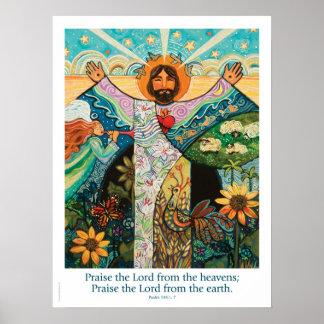 Louvado Senhor, Salmo 148, Poster de 18x24"