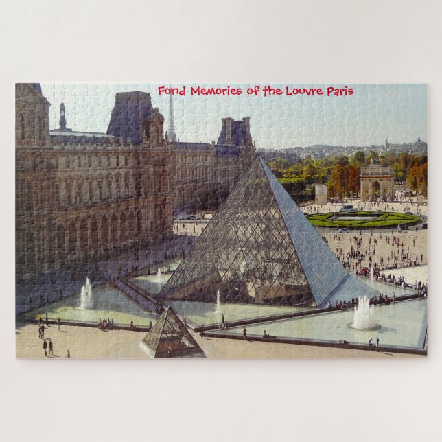 Louvre Paris. Quebra-cabeça (Horizontal)