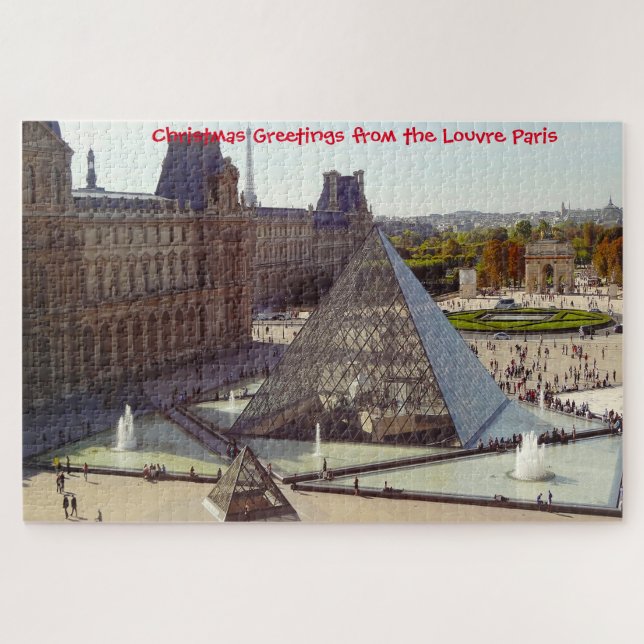 Louvre Paris. Quebra-Cabeça (Horizontal)