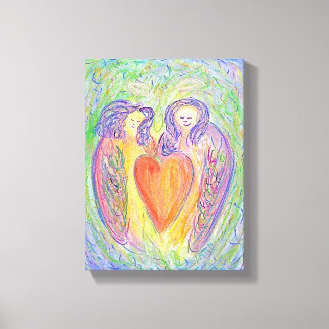Lovdian Angels Art Canvas Painting (Frente)