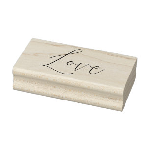 LOVE 1"x2,5" Carimbo de borracha / Soulat