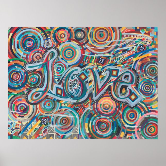 LOVE 2.0.2.3 - Impressão de arte Canvas (Frente)