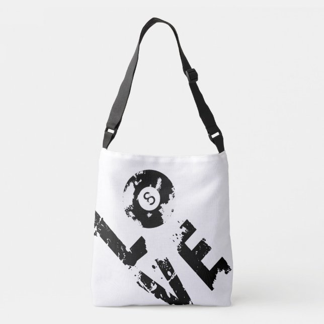 Love Billiard Tote Bag (Verso)