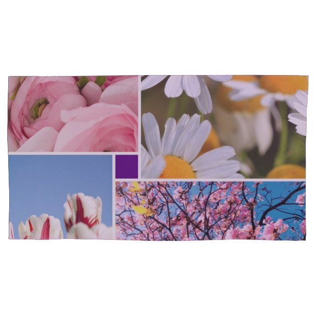 Love Blooms Caso Travesseiro (Frente-Esquerda)