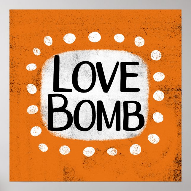 Love Bomb Poster Wall Art (Frente)