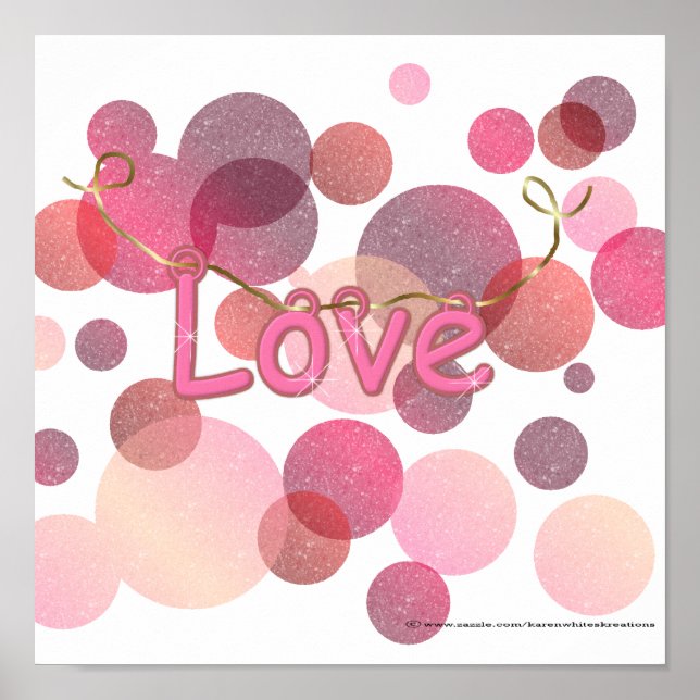 Love Bubbles Poster (Frente)