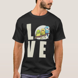Love Budget Mãe Bugerigar Parakeet Bird Pullover