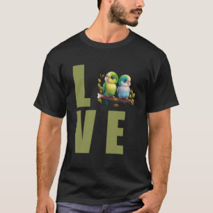 Love Budget Mãe Bugerigar Parakeet Bird Pullover