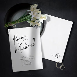 Love Calliografia Wedding B&W ID940