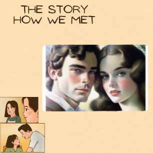 Love Casal Vintage Flashy Poster