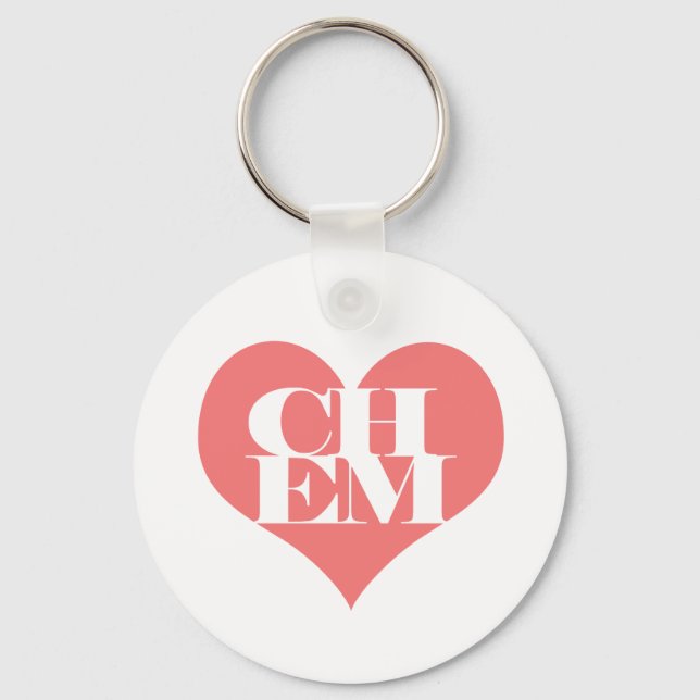 Love Chemistry Chaveiro (Frente)