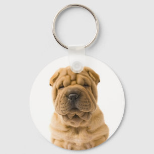 Love Chinese Shar Pei Puppy Dog Chaveiro