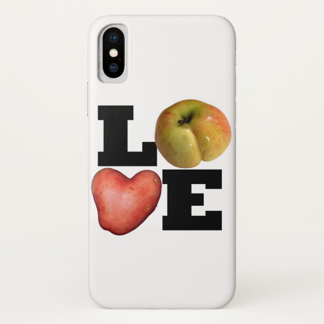 LOVE Collection Apple Potato Capas de iphone (Verso)