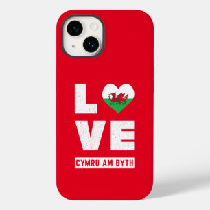 Love Cymru Am Byth Wales Flag Welsh Roots Vintage
