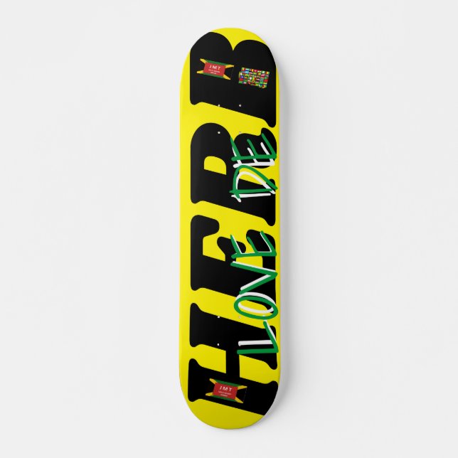 LOVE DE HERB JMT 7, 3/4", skateboard Deck (Frente)