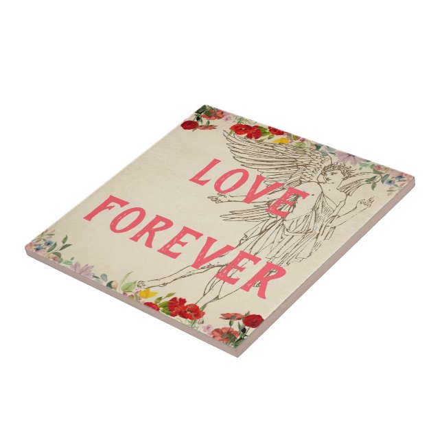 Love Forever Cerâmica Azulejo (Lateral)