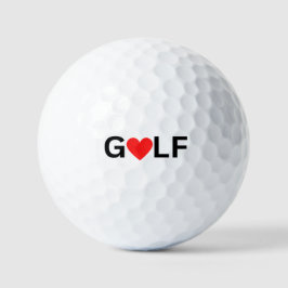 Love Golf Ball
