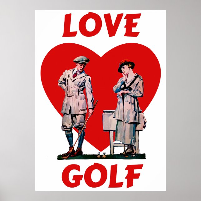 Love Golf Poster (Frente)
