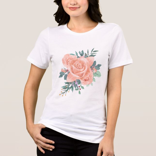 Love Grows – Floral Maternidade Gravidez  (Frente)