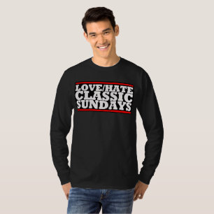 LOVE/HATE - DOMINGOS CLÁSSICOS Camiseta Básica Man