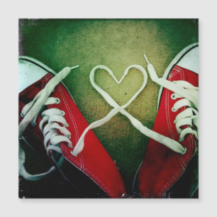 Love Heart Laces y2k - Red Sneaker Grunge