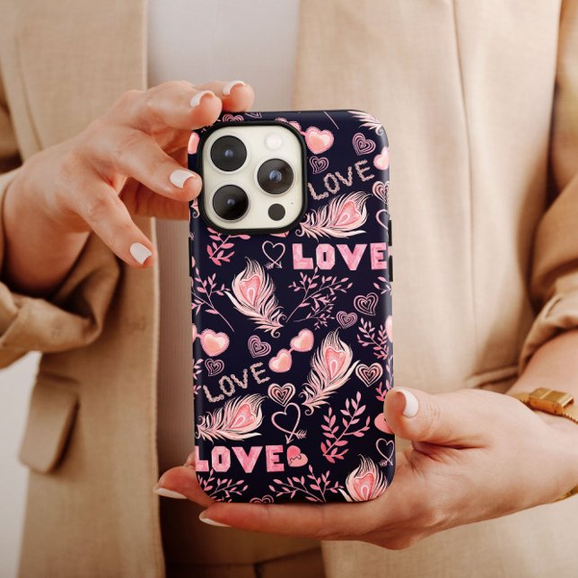 Love Heart Namorados Case | iPhone 14 Case-Mate (Criador carregado)