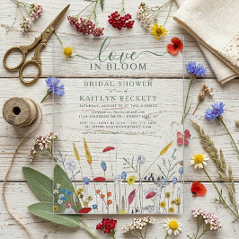 Love in Bloom Wildflower Meadow Bridal Shower