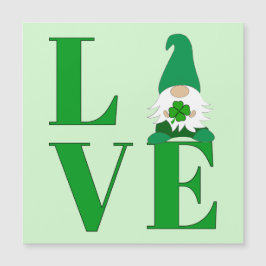 Love Irish Gnome Magnetic Card