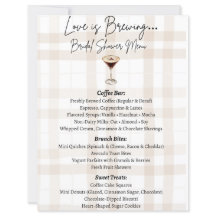 Love is Brewing Menu