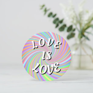 Love Is Love Pried Vazio Note Card