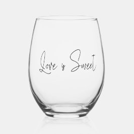 Love Is Sweet Handwritten Script